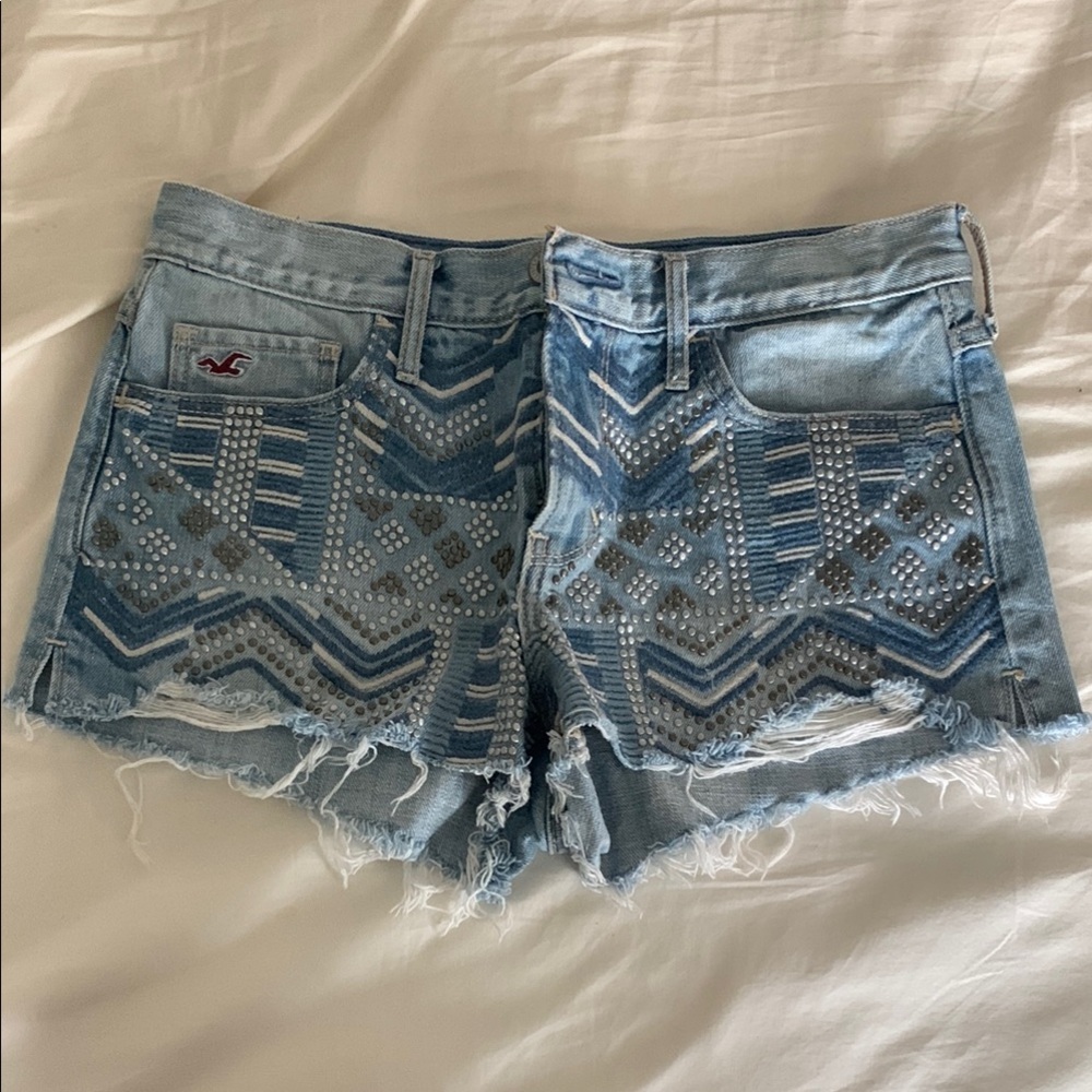 Hollister Festival Blue Jean Short